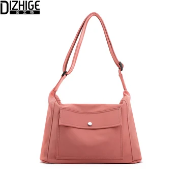 

DIZHIGE Waterproof Nylon Handbag Women Crossbody Bags Large Capacity Satchel Zipper Purse Female Adjustable Belt Shoulder Bags