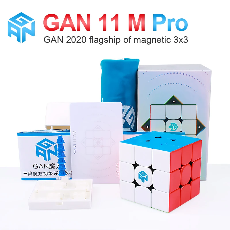 

GAN 11 M Pro 3x3x3 Magnetic Magic Speed GANS Cube Professional Magnets Puzzle Cubes GAN11M Toys For Children Kids GAN11 M Pro