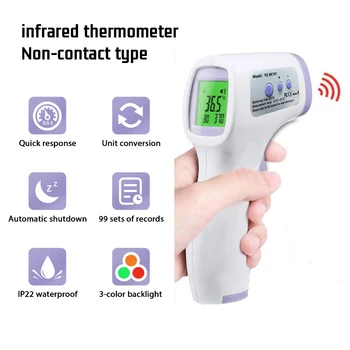

Digital Infrared Thermometer Body Thermometer Gun Temperature Fever Measurement Forehead Non-Contact Thermometers Baby & Adult