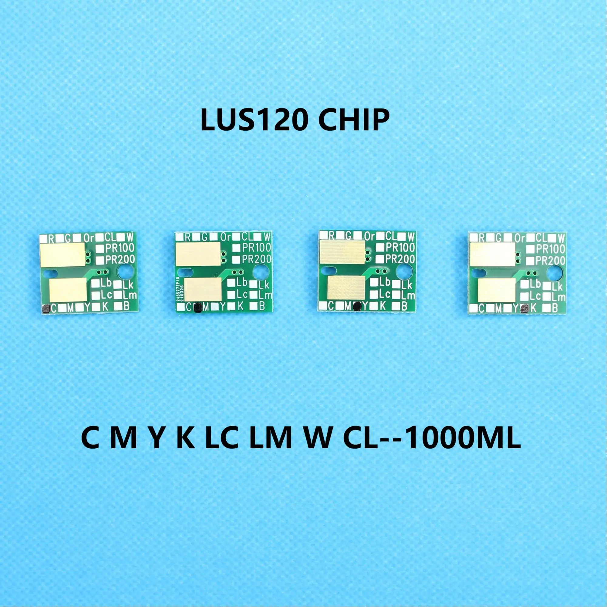 Lus 120 Chip LUS120 Chip For Mimaki JFX200 JFX500 SIJ-320UV UJF-3042 UJF6042 UJF-7151 UJV55 UJV500 Printer chips LUS120 maintenance box chip resetter