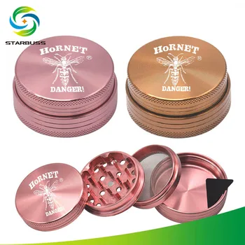 

Wholesale 2 pieces 60mm 4layers Zinc alloy Tobacco Grinders Metal Mill for Herbs Weed Crusher Tobacco Cigarette Somke Spice