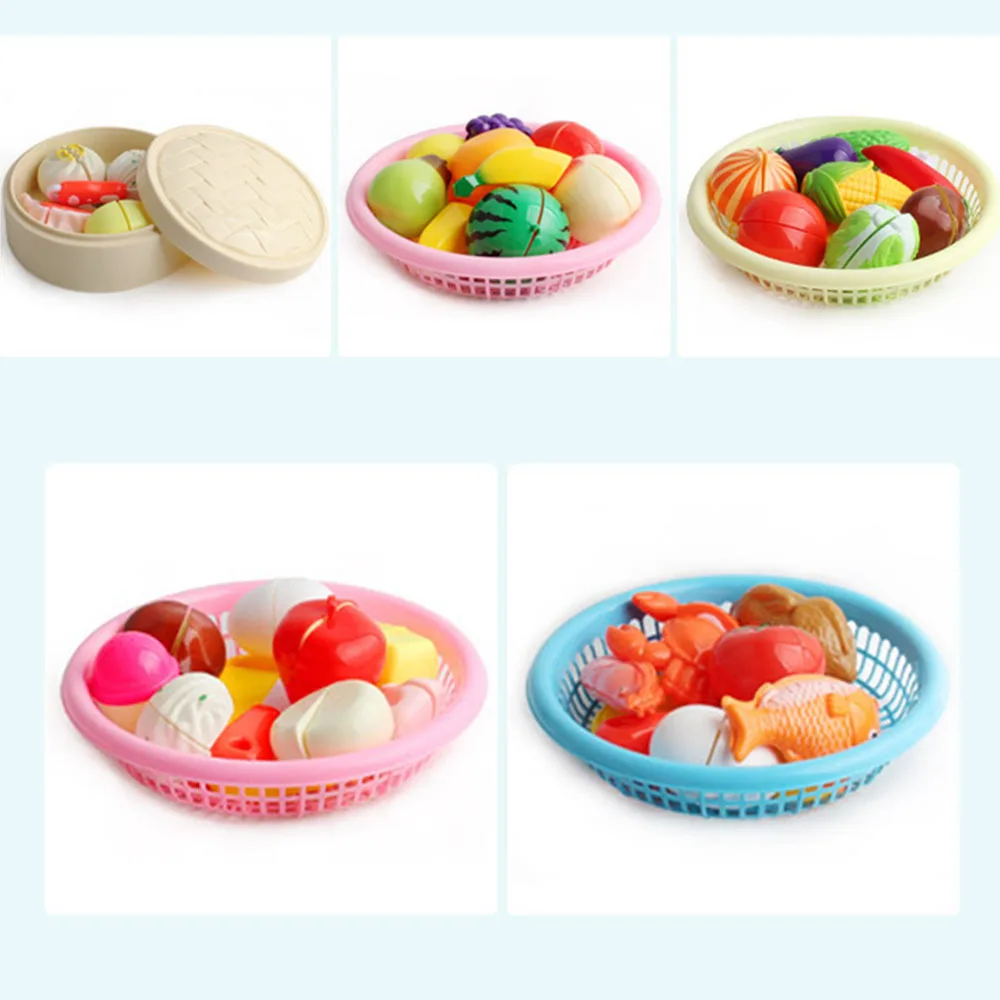 Игрушка для ролевых видов пищевой реквизит для девочек Ghildren's Simulation кухонная игрушка для резки растительных плит фруктовая еда для кукол закуски, торт игрушки для морской еды