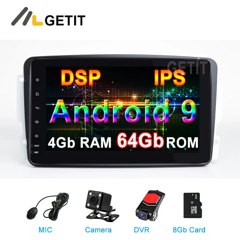 Clearance 8" Android 9 Car Multimedia Radio Stereo Player GPS for Mercedes/Benz/W209/W203/M/ML/W163/Viano/W639/Vito with WiFi BT 0 Clearance 8" Android 9 Car Multimedia Radio Stereo Player GPS for Mercedes/Benz/W209/W203/M/ML/W163/Viano/W639/Vito with WiFi BT 0