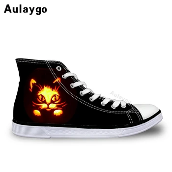 

Aulaygo Kawaii Jack O Lantern Printing Girl Shoes For Kids Happy Halloween Boys Canvas Shoes Sneakers Tennis Casual Footwear New