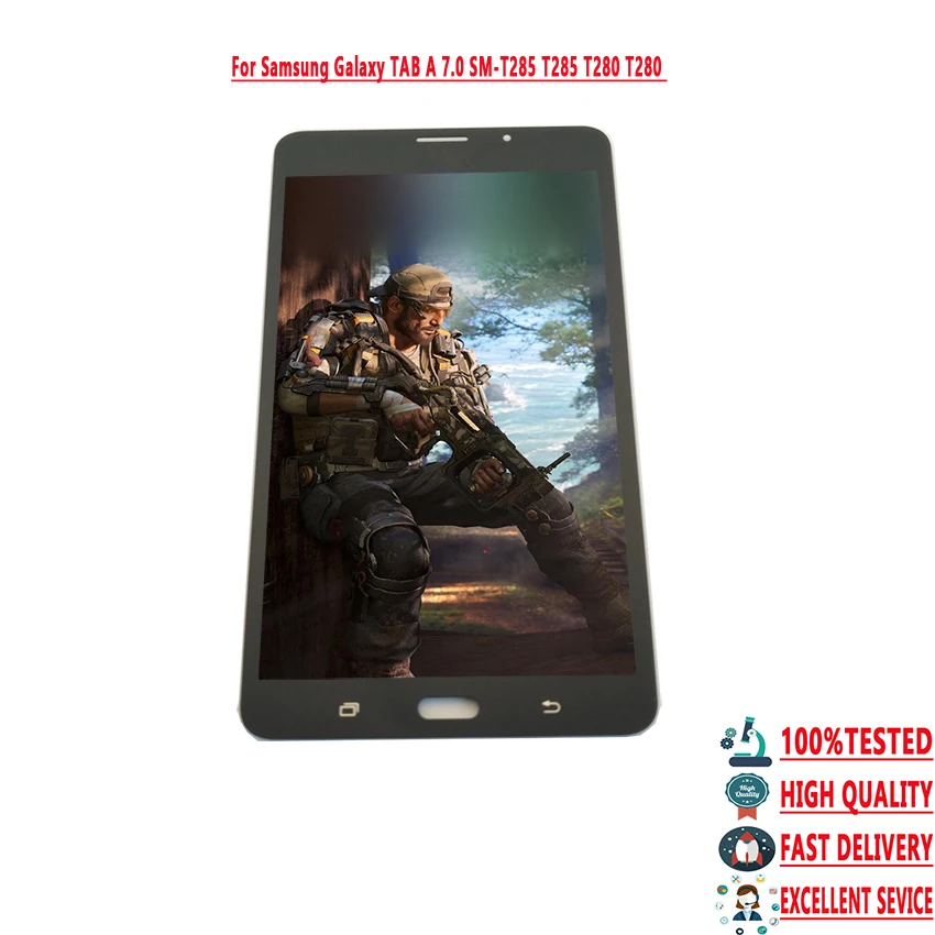 100% для Samsung Galaxy TAB A 7 0 SM-T285 T285 T280 дисплей ЖК-дисплей сенсорный дигитайзер экран