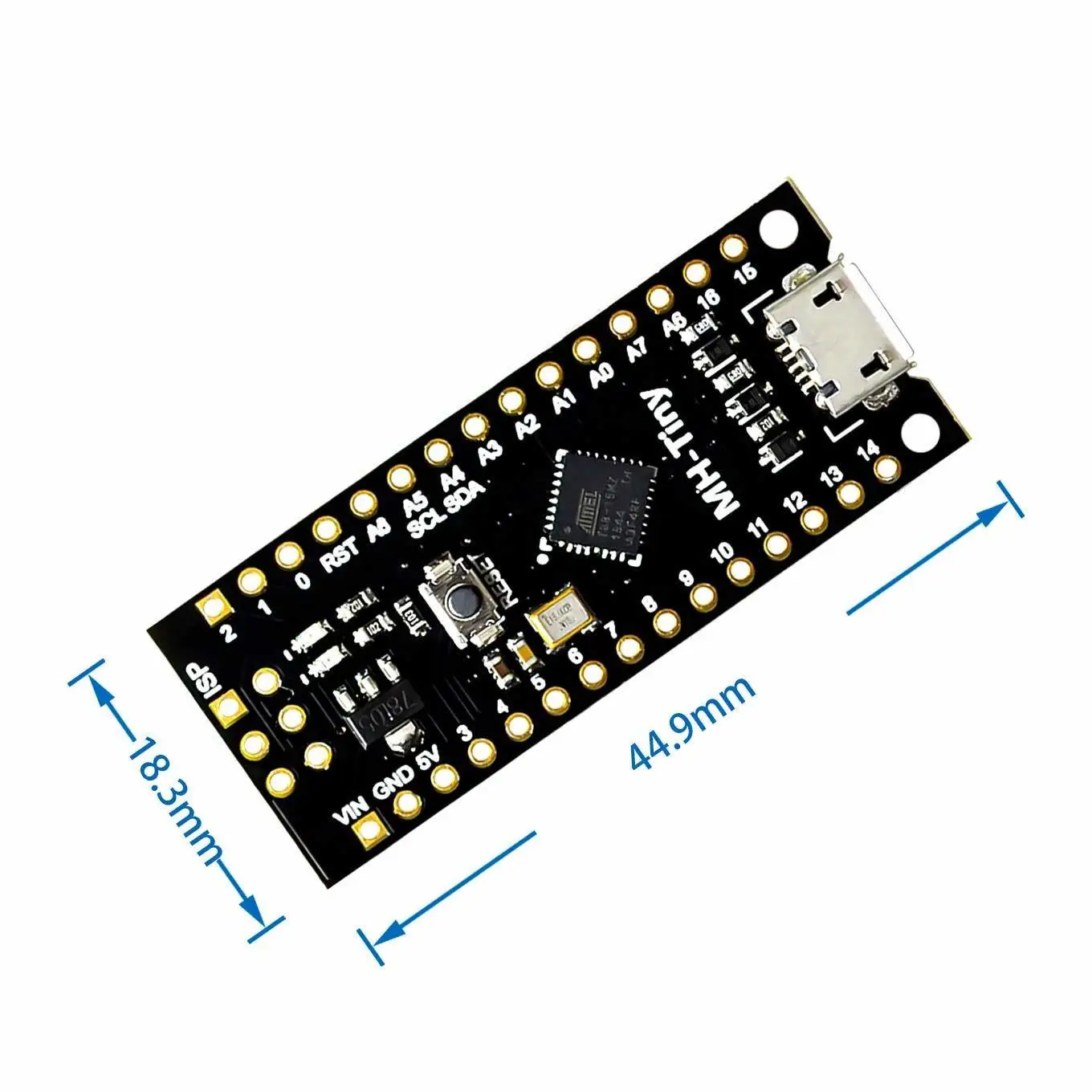 Микромакетная плата Attiny88 16 МГц Digispark Attiny85 Модернизированная Nano V3.0 Atmega328