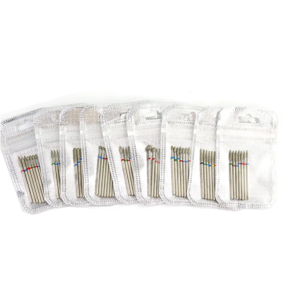Diamond Cutters Manicure Set Silicon Ceramic Stone Nail Drill Bits Set Milling Cutters Pedicure Manicure Machine 7PCS nail drill bit,nail drill bits,diamond burs,cuticle remover bit