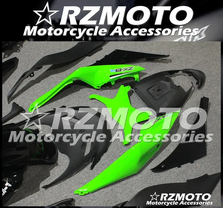 Мотоциклетный обтекатель abs Подходит для Kawasaki ZX6R 636 599 ZX-6R 2009 2010 2011 2012 корпусные детали пресс-форм Магазин № 0310