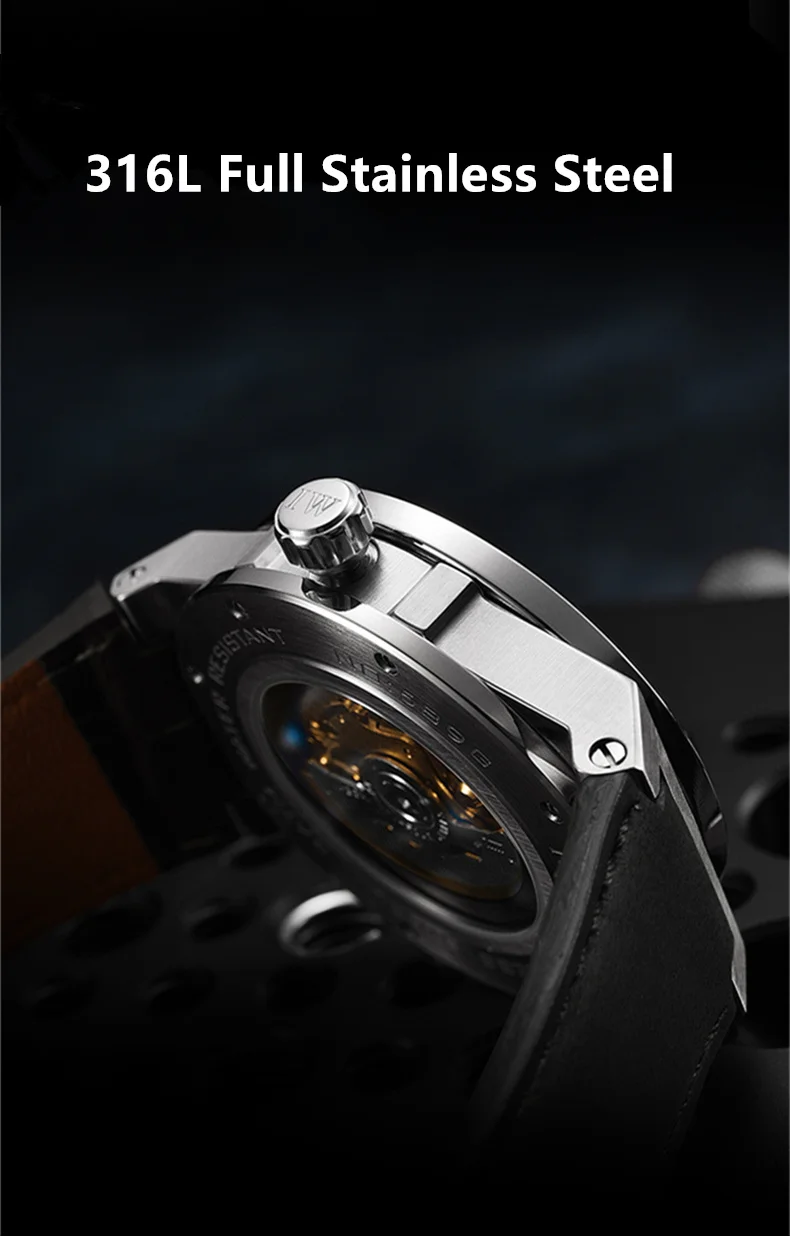 2021 New Switzerland IW Mechanical Watch For Men Luxury Brand Automatic Watches 50M Waterproof NH36A Reloj Hombre Luminous Sport