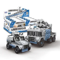 Blocs de construction de la série 8 en 1 pour enfants, vaisseau de combat de haute technologie, blocs de construction, modèle de chasseur, jouet, cadeaux d'anniversaire 