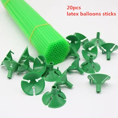 9 7 Tubes Balloons Stand Balloon HolderChrome Metallic Confetti Balloons Baby Shower Kids Birthday Party Wedding Decor Supplies - Цвет: 9