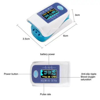 Portable fingertip pulse oximeter 