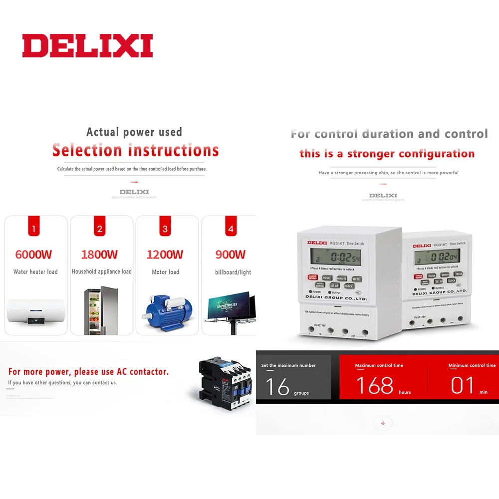 DELIXI переключающее реле таймера переменного тока 220 В 110 в 12 В 24 в цифровой ЖК-дисплей Еженедельный 7 дней программируемый контроль времени с креплением на din-рейку
