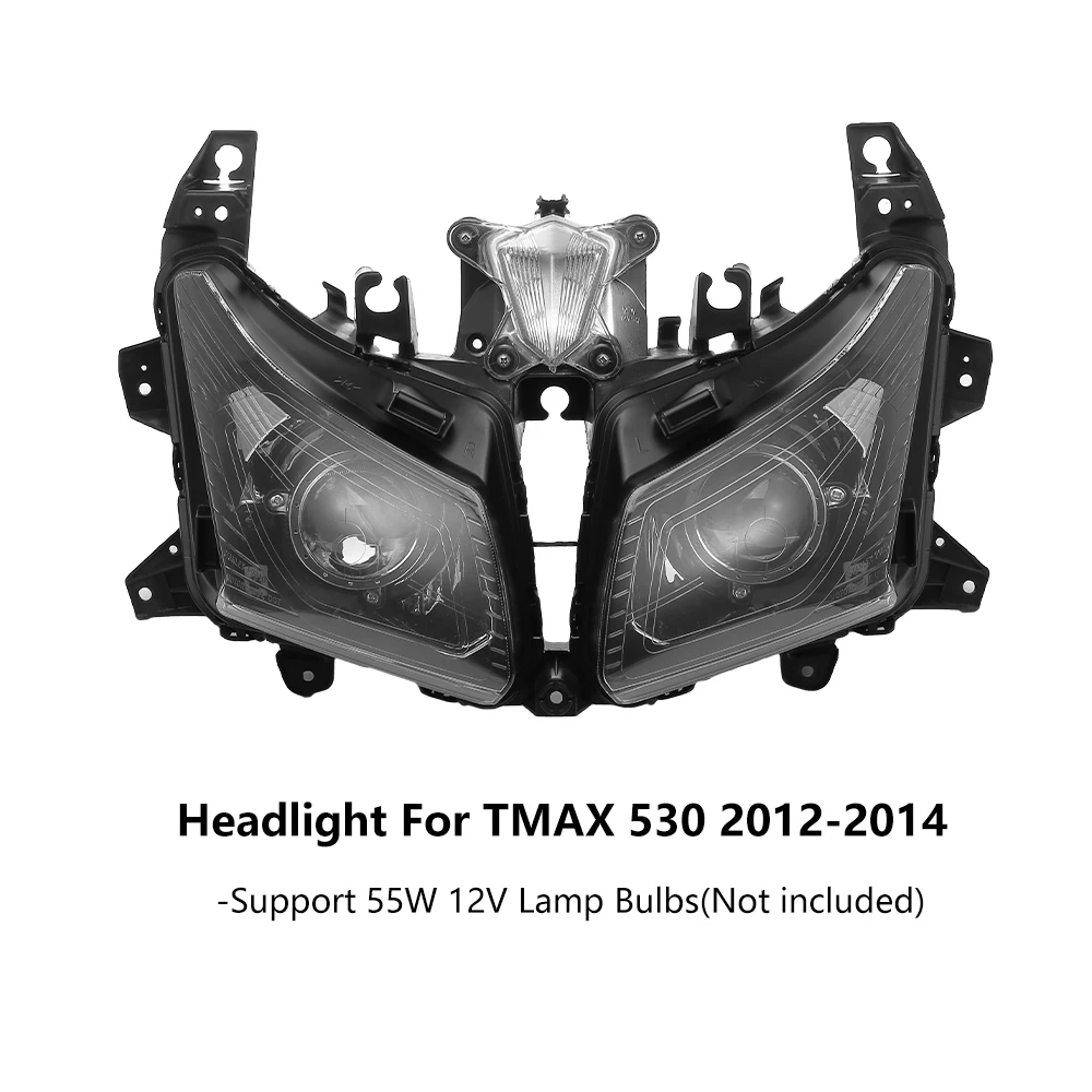 Для Yamaha TMAX 530, мотоциклетный головной светильник, передний светильник, запасная фара для TMAX530 TMAX 530 2012 2013, новинка