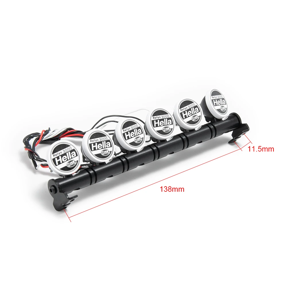 Hella круглый яркий светодиодный светильник для крыши поиск s 1/10 RC Рок Гусеничный TRX