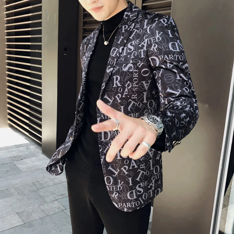 2019autumn and winter large size fashion trend high quality men's suit British style men's suit dress casual luxury men clothing 2019autumn and winter large size fashion trend high quality men's suit British style men's suit dress casual luxury men clothing
