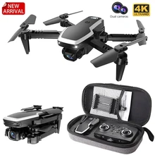 S171 Pro Fpv Дрон с камерой 4k HD двойной Камера 2,4G RC Квадрокоптер на бесколлекторном двигателе, Wi-Fi, складная Дроны с Камера s Дрон