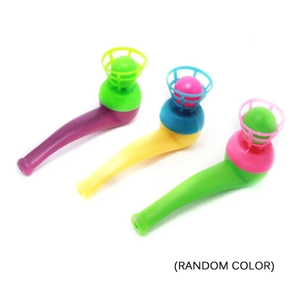 Outdoor Fun Sports Entertainment Toys For Children Blowing Plastic Pipe Balls Balance Training Learning Educational | Игрушки и хобби