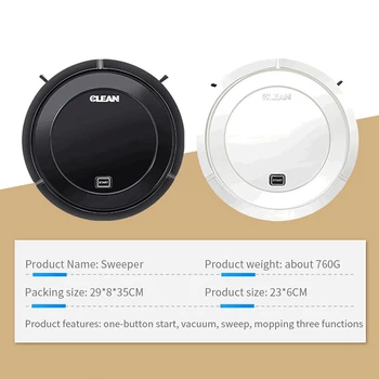 

Automatic Sweeping Robot Vacuum Cleaner USB Charging Household Cordless Wireless Vacum Cleaner Robots Intelligent Vacuum
