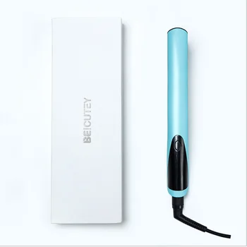 

Hair Straighteners, 2 in 1 Ceramic Flat Iron and Curling Iron with LCD Display Straightners Curls Adjustable Temperature