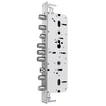 

Security door stainless steel lock body ,pitch size 6068, for Intelligent fingerprint, Lift up, lock& Push down, open