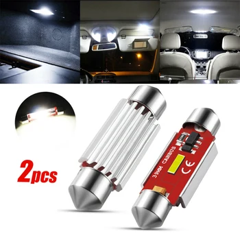 

1860 LED Chip 2X 39mm Festoon LED Bulb CANBUS Error Free C5W White Car Interior Dome Map Light 39MM LED Bulb