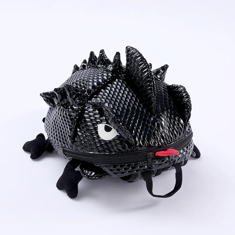 

Children Baby Nursery Backpack Age of 3-5 School Bag Dinosaur Intermediate Primary Class Backpack Non-SG-Black Champsosaurus Sma