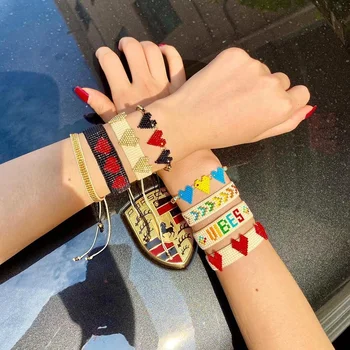 

Go2boho Boho Miyuki Bracelets Femme Mexican Heart Bracelet For Women Jewelry Gift Bohemian Beads Jewellery Girl Fashion Pulseras