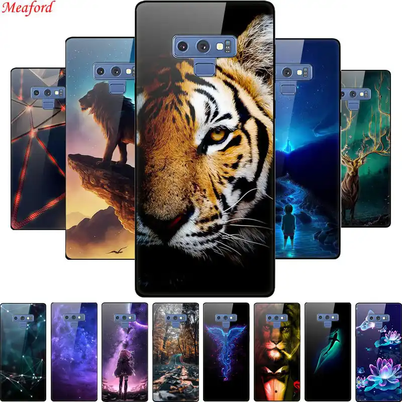 Tempered Glass Case For Samsung Note 9 S10 Plus Case Glass Back Cover For Samsung Galaxy S10 S10e Note 9 Case Note9 Case Bumper Fitted Cases Aliexpress