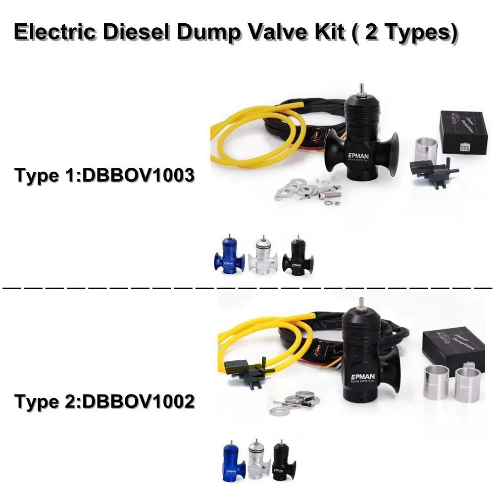 EPMAN Универсальный электрический турбо дизельный клапан сброса для всех турбо дизельных двигателей автомобиля EP-DBBOV1003/EP-DBBOV1002