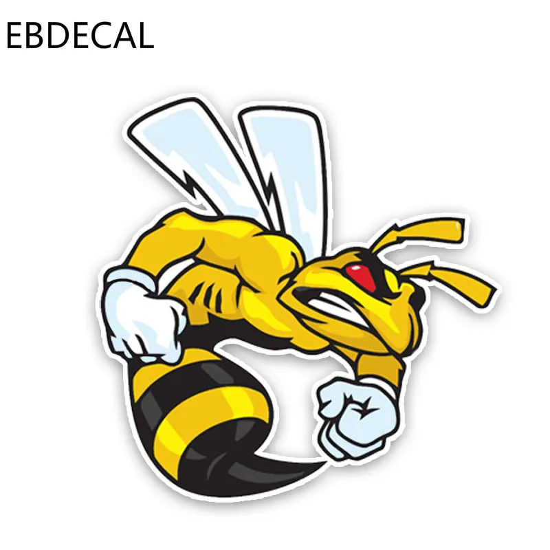 Ebdeckle прекрасный сердитый мультфильм Hornets цветные для Авто/бампер/окно/наклейка