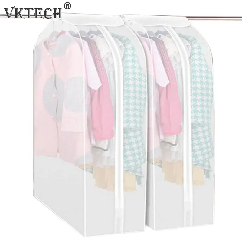 

Wardrobe Clothes Storage Bag Garment Suit Coat Dustproof Cover Bag Protector Family Home Hanging Organizer