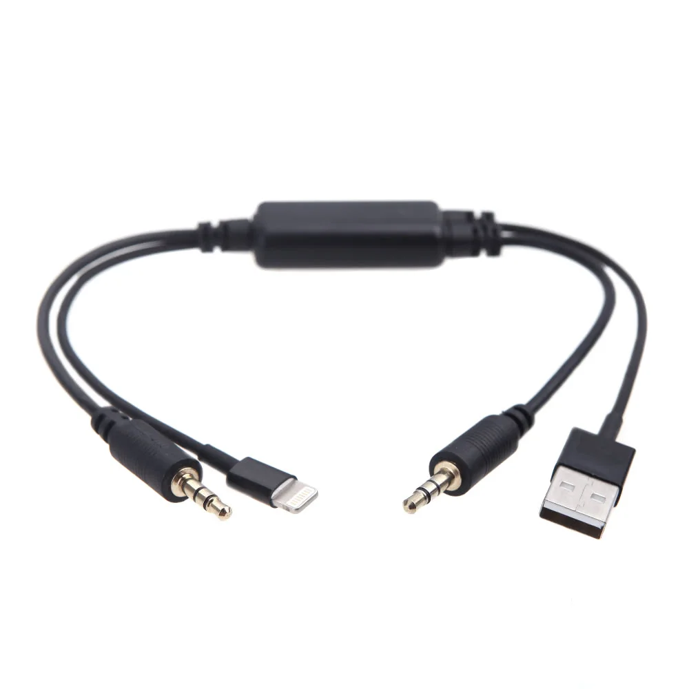 KKmoon Авто USB 3 5 мм AUX интерфейс адаптера кабеля для BMW MINI Cooper & iPod iPhone 5S 5C| |