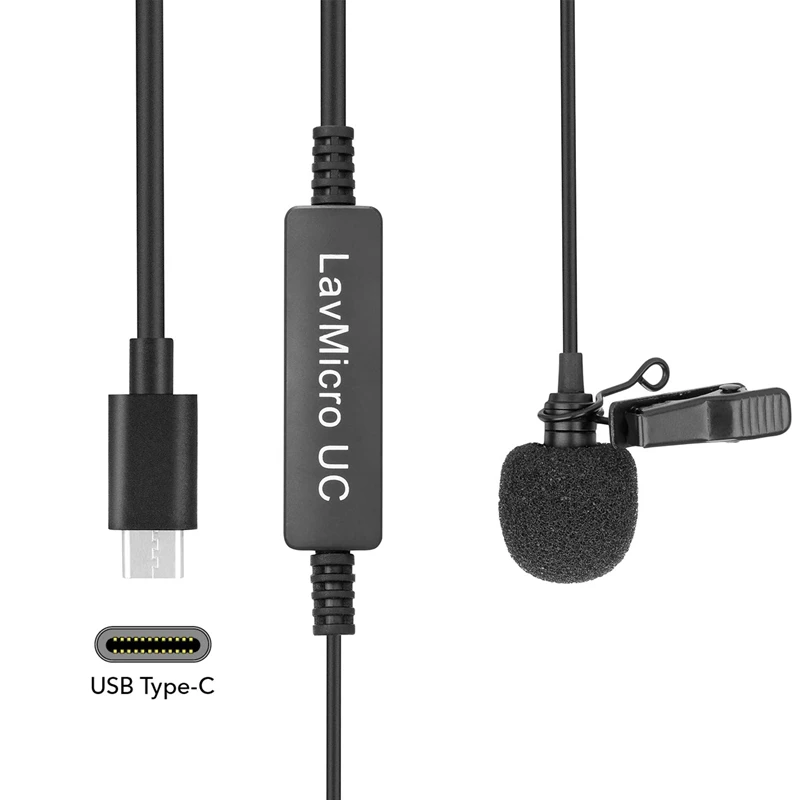 FFYY-Saramonic Lavmicro-Uc Usb-C Тип всенаправленный петличный микрофон, Android Mic Клип на системе идеально подходит для записи