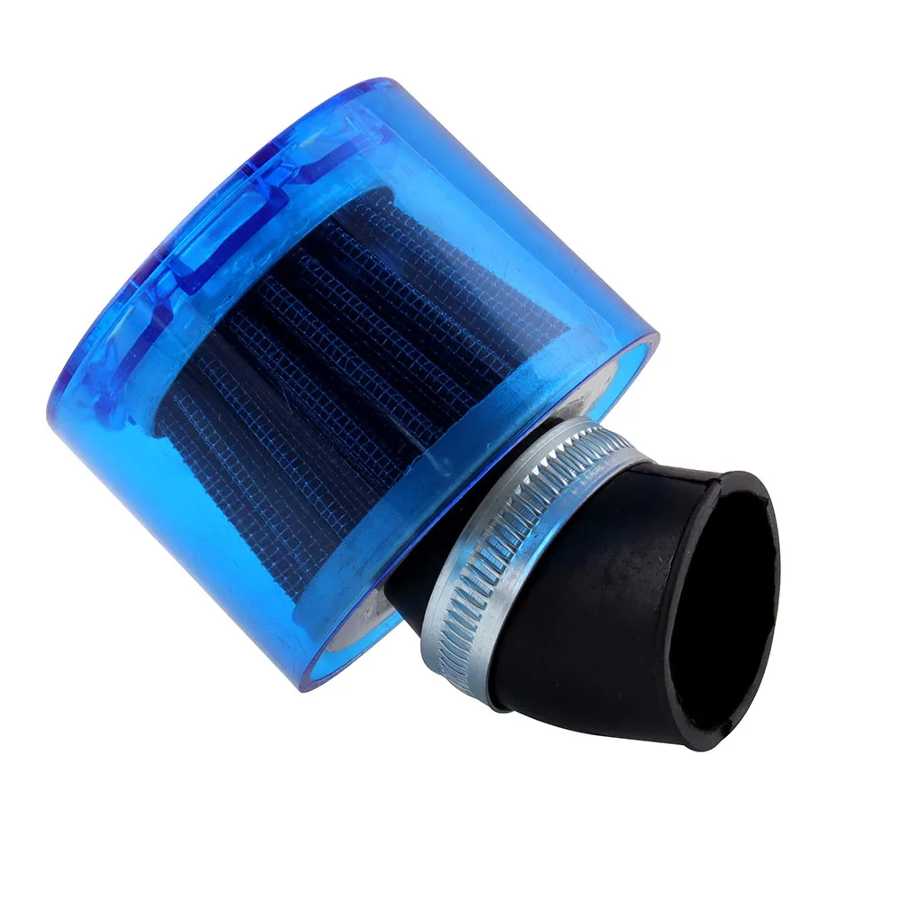 

Blue Air Filter 45 Degree For 50cc 110cc ATV Off-Road Vehicle + Splash-proof Cap