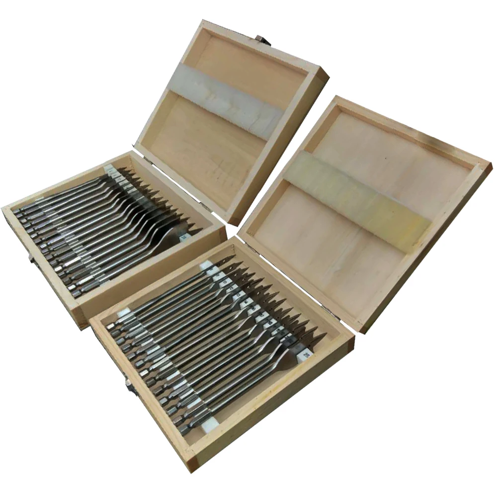 

13 шт. и 16 шт. деревообрабатывающий набор Плоских сверл деревообрабатывающая лопатка сверла наборы ручных инструментов 2 коробки