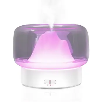 

Ultrasonic Air Humidifier Aroma Diffuser 400ML Essential Oil Aromatherapy Difusor With Warm and Color LED Lamp Humidificador
