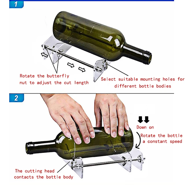 Professional Glass Bottle Cutter Tool Bottle-Cutter DIY Wine Beer Bottle Cut  Too