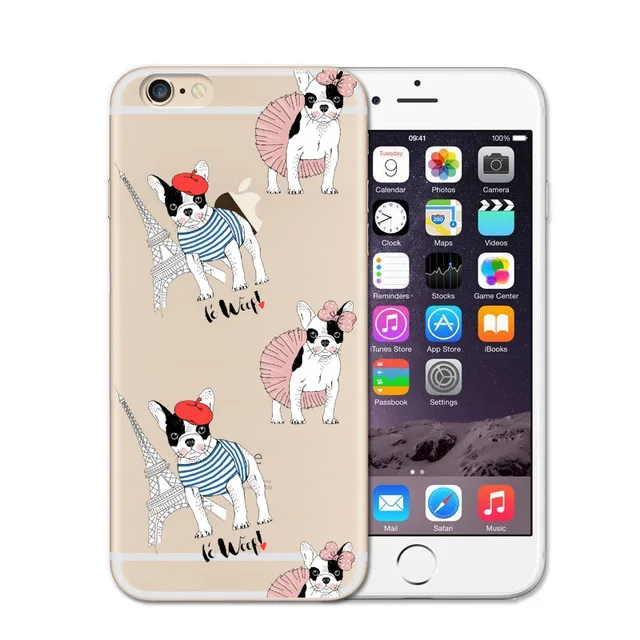 Цвет: желтый KETAOTAO милый щенок Мопс телефон чехол s для iPhone 4S SE 6 5C 5S 6S 7 8 SE 5Plus XR XS Max чехол кристально чистый мягкий TPU чехол s - Цвет: Цвет: желтый
