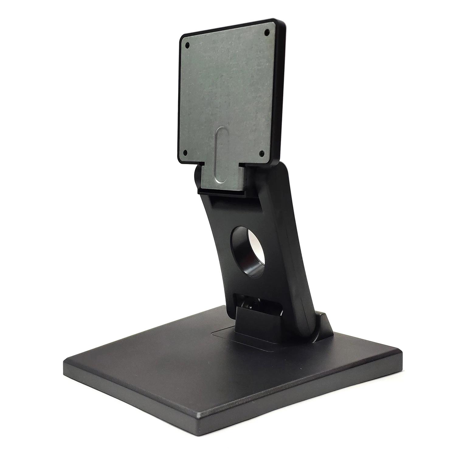 Mini Suporte do Monitor Vesa 75 mm Dobrar Base de Metal Mesa Dobrável pc Lcd Dobrável Plana Vertical Vertical Vertical Cabide Parede Portátil - Imagem 4