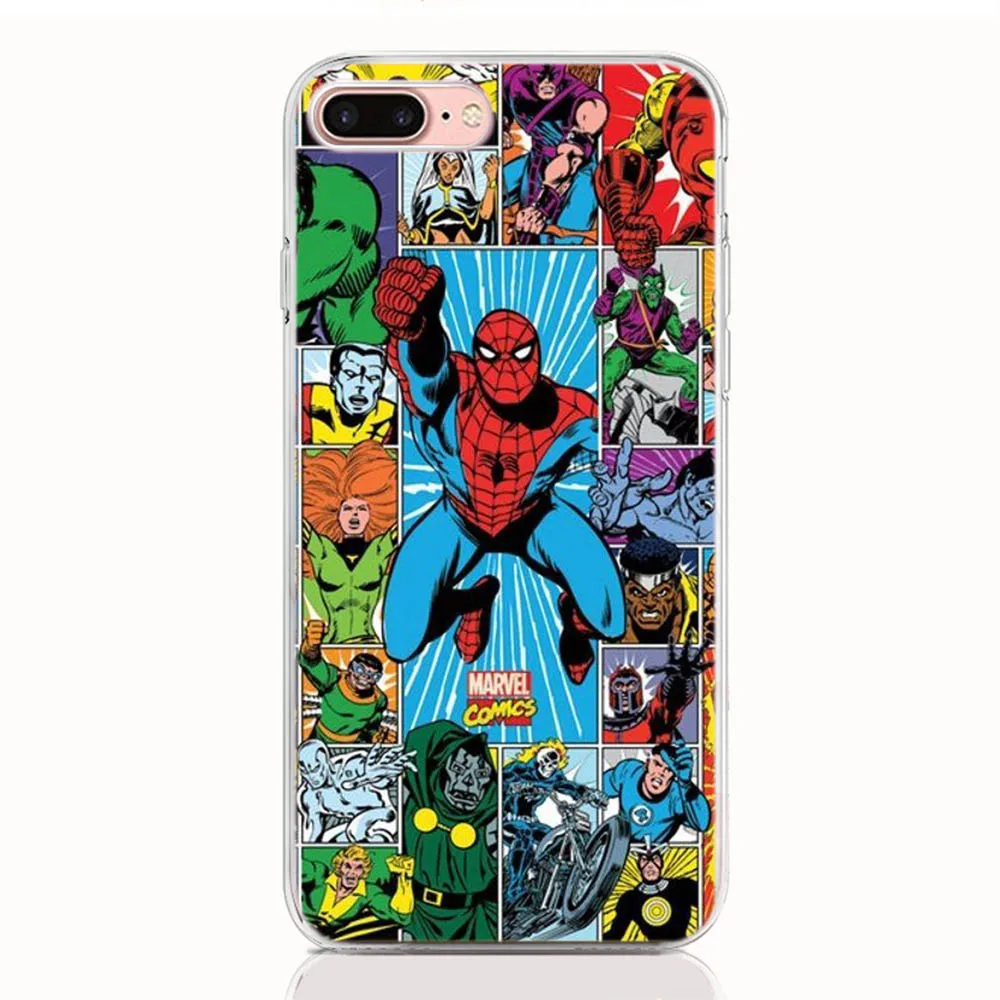 Чехол для MOTO G7 P40 power P40 G7 Play X4, мягкий силиконовый чехол из ТПУ с принтом Marvel Comics, чехол на корпус телефона - Цвет: A18