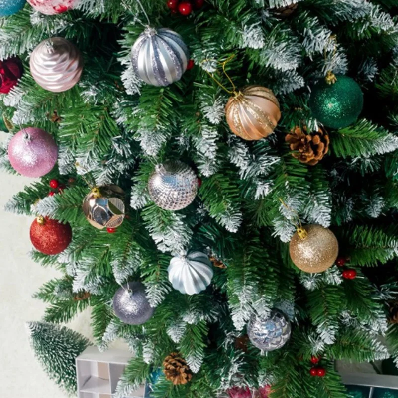 12 шт Рождественская елка шар Подвески Декор шар-безделушка подвески для рождественской вечеринки шар, украшение, Декор для дома Рождественское украшение
