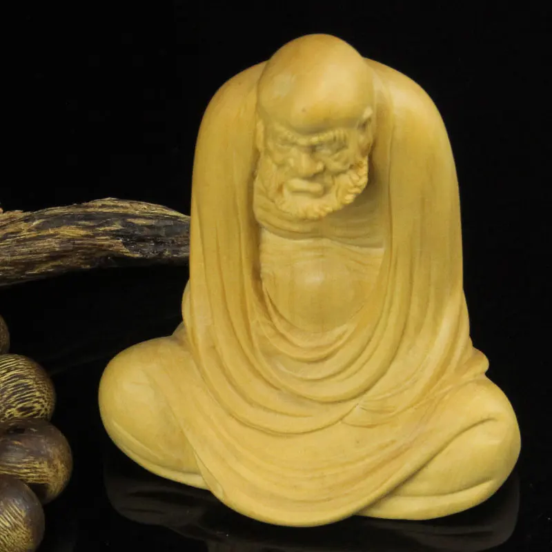 

Lobular boxwood solid wood carving crafts home accessories living room high-grade ornaments