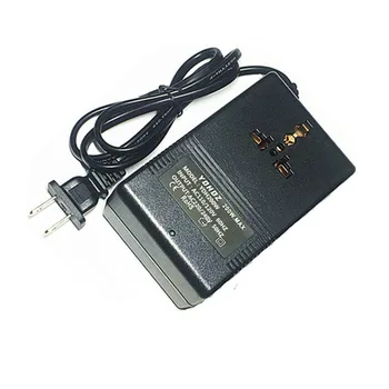 

200W Voltage Converter Transformer 110V to 220V Step Up Portable US Plug Adapter Connector