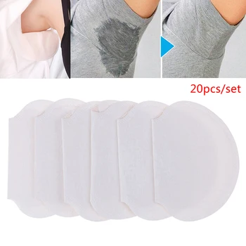 

20pcs Underarm Pads Disposable Armpit Sweat Pads Underarm Guard Pads Deodorant Stop Perspiration For Summer Clothing Gaskets