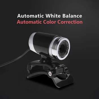 

USB 2.0 50/12 Megapixel HD Camera Web Cam with MINI Mic Clip-on 360 Degree for Laptop Desktop Computer PC