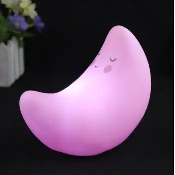 

LED Nightlight moon light Children Kids Night Lamp Lights Gifts Random Color