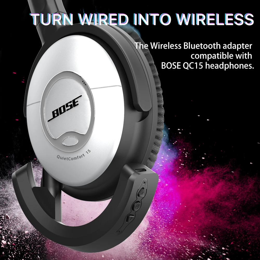 Wireless Bluetooth-compatible Adapter Bose QC15 QuietComfort 15 Receiver aptX bluetooth transceiver adapter bluetooth aux adaptor bluetooth audio receiver bluetooth adapter audio adapter