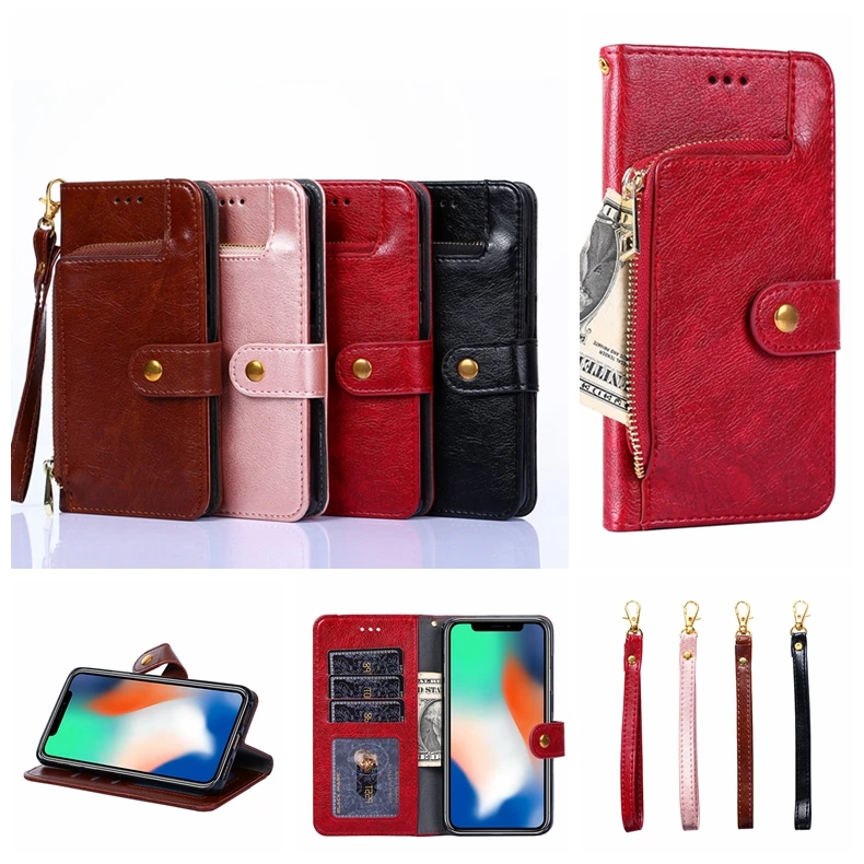 

Premium Pu Leather Flip Wallet Folio Magnetic Closure Protective Phone Case Cover For Xiaomi Redmi Note 2 3 4 5 6 7 8 9