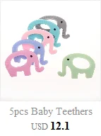 10pcs Koala Silicone Teether Pendant Bear Baby Teether Toys BPA Free Chewable Silicone Teething Chew Toys For Baby